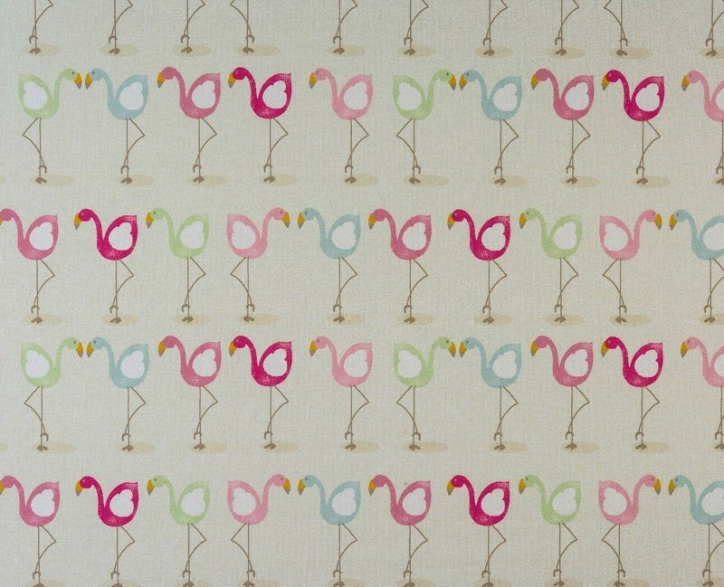 Fryetts Flamingo Cotton Oilcloth Tablecloth