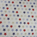 Fryetts Galaxy Stars Blue Multi Cotton Oilcloth Tablecloth