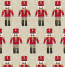 Fryetts Nutcracker Toytown Soldiers Christmas Oilcloth Tablecloth