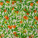 Fryetts Seville Oranges Cotton Oilcloth Tablecloth