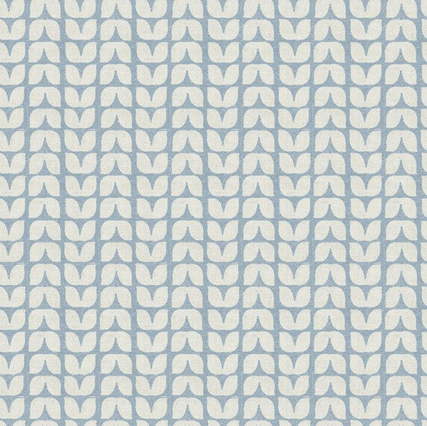Fryetts Tulip China Blue Oilcloth Tablecloth