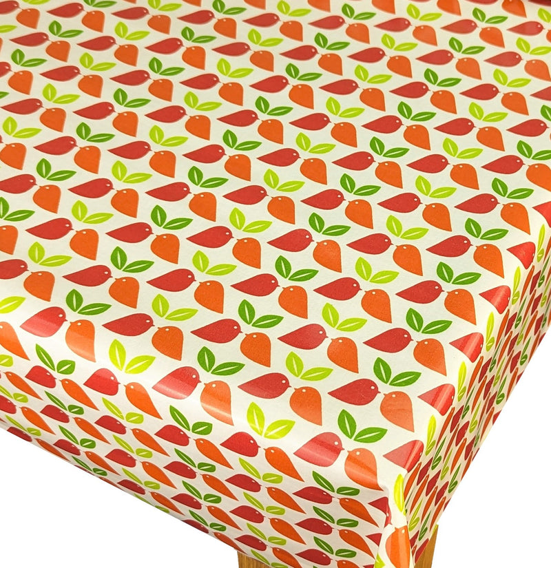 Funky Birds Multi Coloured Oilcloth Tablecloth