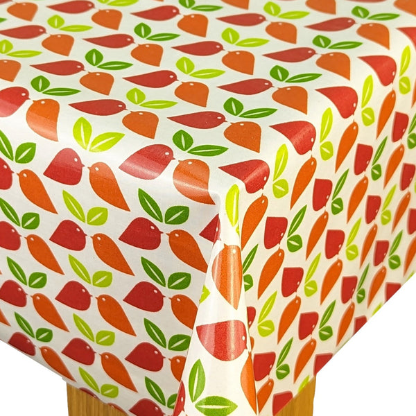 Funky Birds Multi Coloured Oilcloth Tablecloth