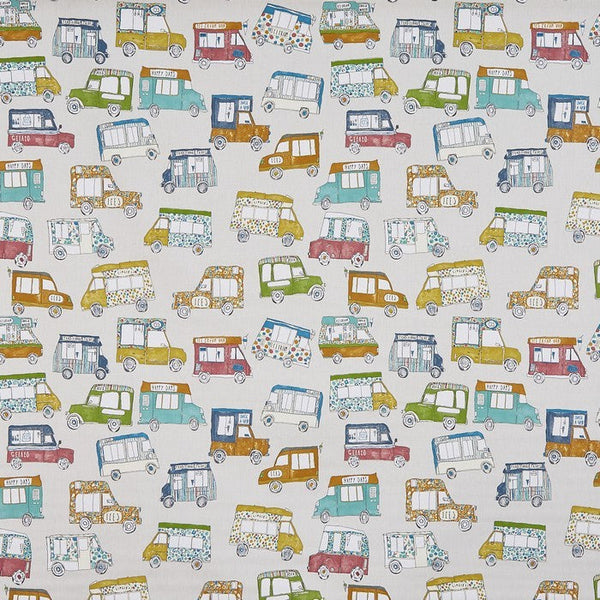 Gelato Ice Cream Vans Multi Oilcloth Tablecloth