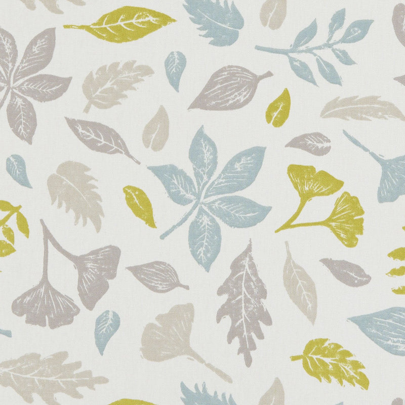 Hawthorn Leaves Mineral Oilcloth Tablecloth Clarke and Clarke