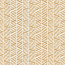 Helsinki Zig Zag Geometric Ochre Oilcloth Tablecloth