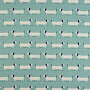 Hound Dogs Duckegg Oilcloth Tablecloth by Fryetts