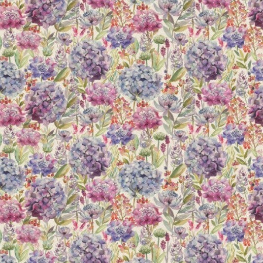 Hydrangea Voyage Oilcloth Tablecloth 140cm wide