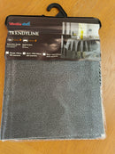 Black and Silver Snakeskin Design PVC Vinyl Wipe Clean Tablecloth 140cm x 180cm Warehouse Clearance