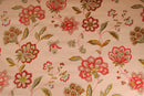 Jacobean Floral Blush Pink PVC Vinyl Wipe Clean Tablecloth  170cm x 140cm Warehouse Clearance