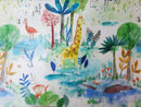 Jungle Fun Primary by Voyage Maison Oilcloth Tablecloth