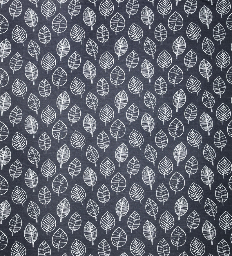 Kiso Leaves Slate Oilcloth Tablecloth Smd i-liv