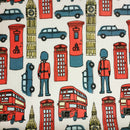 London Iconic Sights Oilcloth Tablecloth Clarke and Clarke