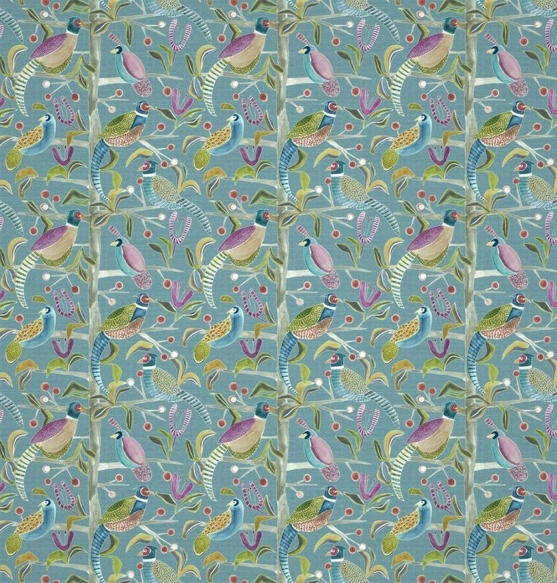 Lossie Birds and Branches Mineral Voyage Oilcloth Tablecloth