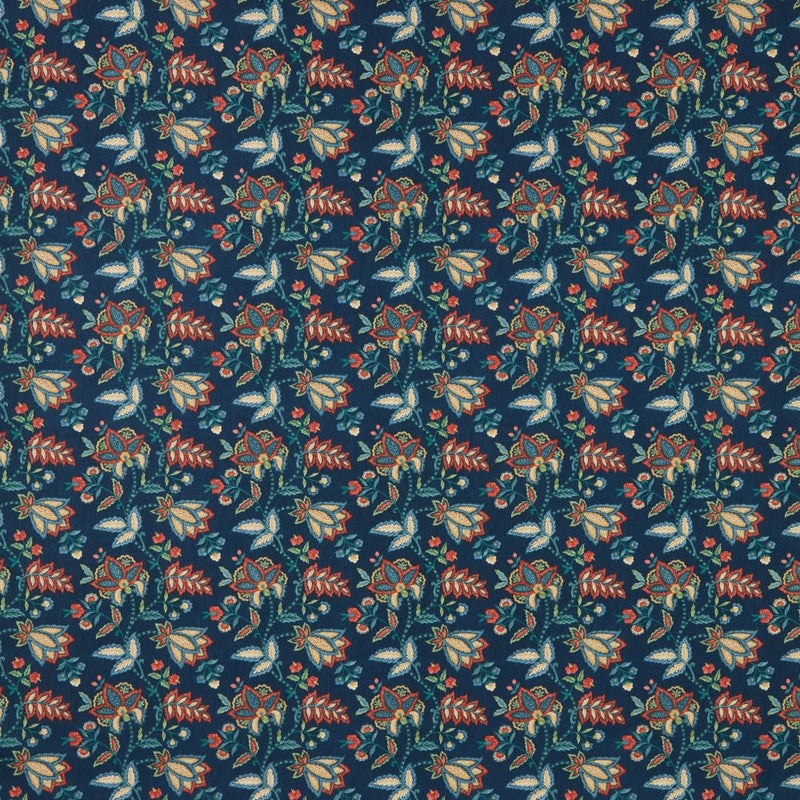 Maharashi Tapestry Midnight Blue Oilcloth Tablecloth by I-Liv