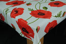 Marrakesh Poppy PVC Vinyl Wipe Clean Tablecloth  110cm x 140cm Warehouse Clearance