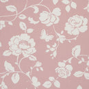 Meadow Rose Pink Oilcloth Tablecloth by Clarke and Clarke