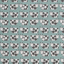 Moo Moo Cow Aqua Oilcloth Tablecloth Smd iliv