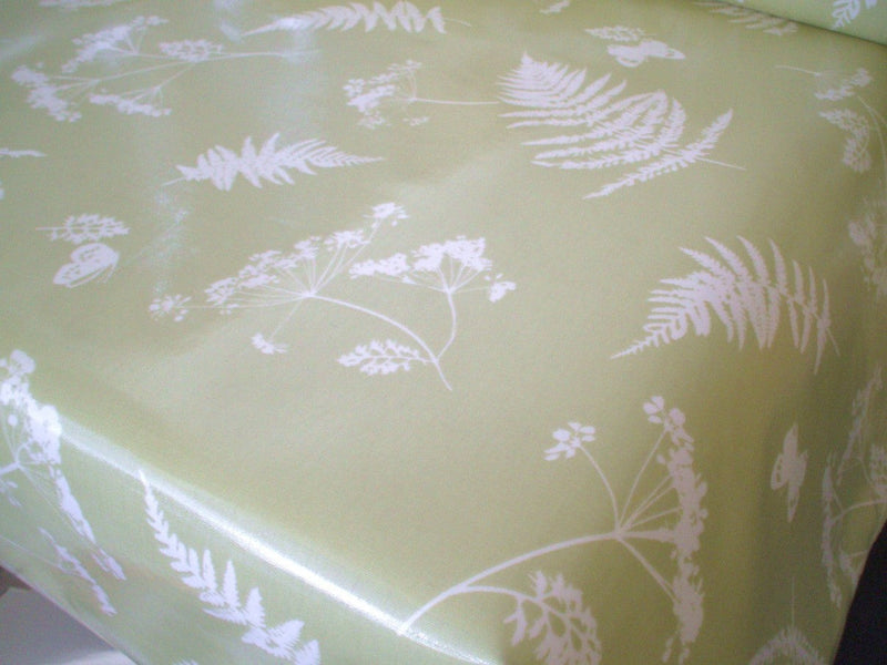 Moorland Sage Oilcloth Tablecloth