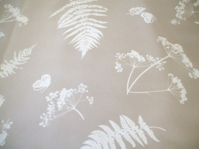 Moorland Taupe Oilcloth Tablecloth