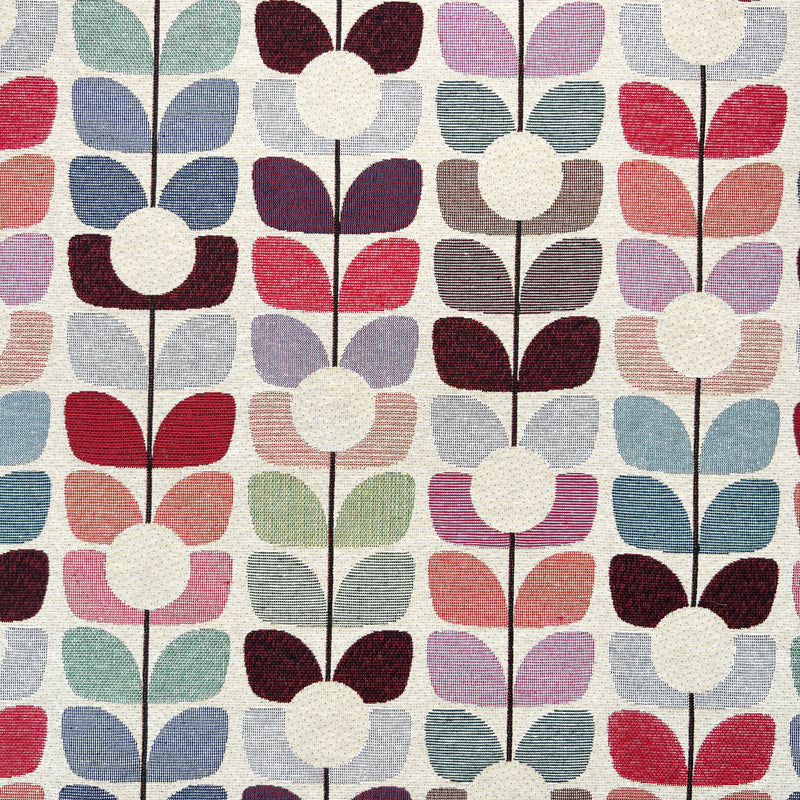Tapestry Fabric Bloom Flowers Stems Curtains Craft and Upholstery