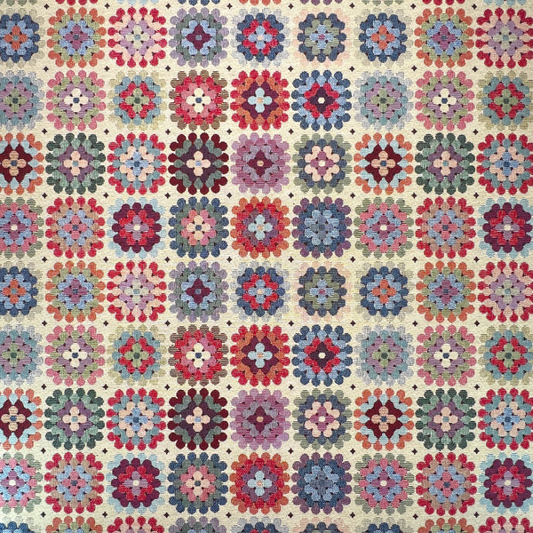 Tapestry Crochet Design Fabric for Curtains Craft and Upholstery