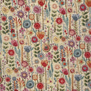 Tapestry Fabric Kew Gardens Cream Floral Design Curtains Craft and Upholstery