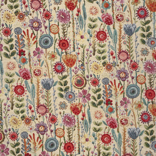 Tapestry Fabric Kew Gardens Floral Design Curtains Craft and Upholstery