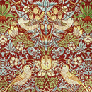 Tapestry Strawberry Thief Wine Fabric for Curtains Craft and Upholstery