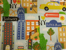 New York Childrens Cotton Oilcloth Tablecloth by Fryetts