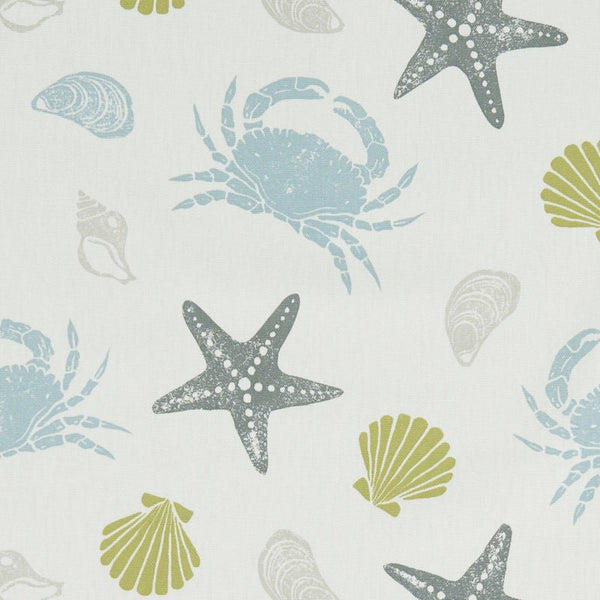 Offshore Mineral Oilcloth Tablecloth by Clarke and Clarke