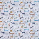 Oh My Deer Colonial Cotton Oilcloth Tablecloth