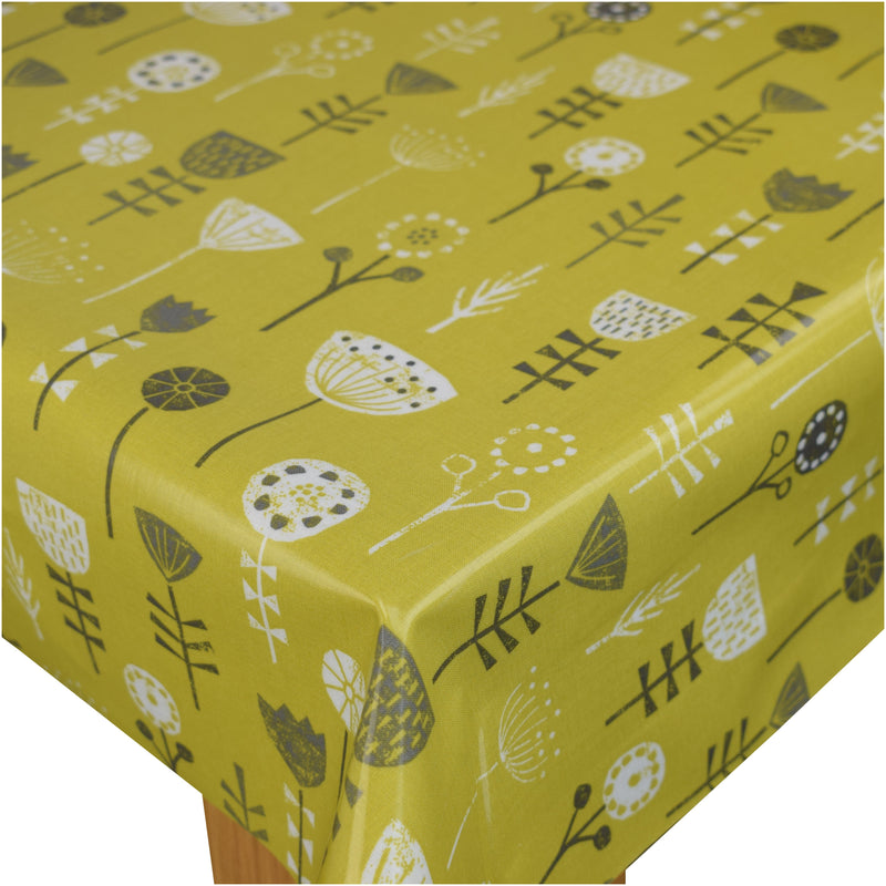 Oslo Ochre Oilcloth Tablecloth