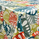Monstera Leaves Autumn PVC Vinyl Oilcloth Tablecloth