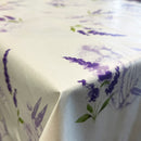 Lavender PVC Vinyl Oilcloth Tablecloth