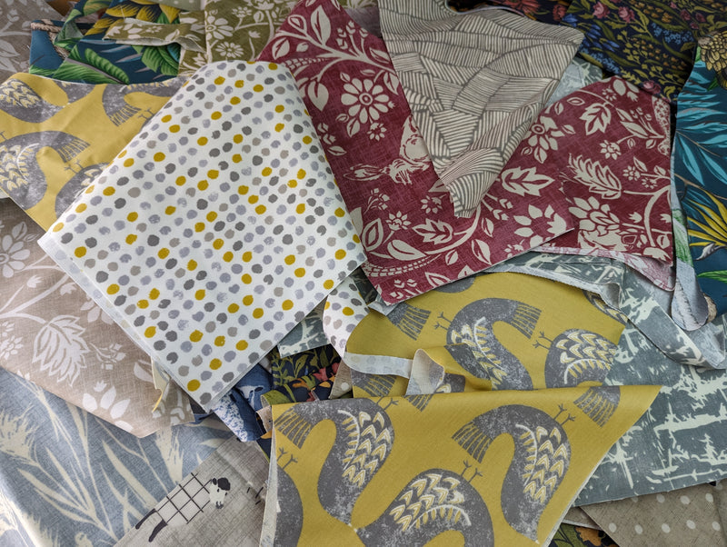 2 kg Bag of i-Liv SMD Cotton Oilcloth Offcuts and Remnants for Crafts-Warehouse Clearance
