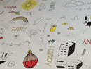 Kids Colouring Vinyl Oilcloth Tablecloth