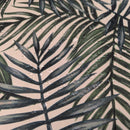 Palm Leaves Cream and Green Outdoor Waterproof Fabric UV Resistant 150cm wide