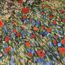 Klimts Field of Poppies Outdoor Waterproof Digital Fabric UV Resistant 150cm wide