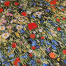 Klimts Field of Poppies Outdoor Waterproof Digital Fabric UV Resistant 150cm wide