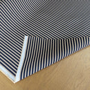 Watergate Navy and Cream Stripe Outdoor Waterproof Fabric UV Resistant 150cm wide