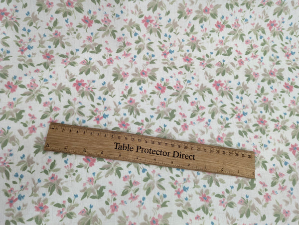 Thetford Blush Pink  Floral Oilcloth Table Cloth