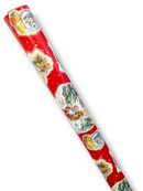 Christmas Santa Knocking Red 120cm Wide x 20 metres PVC Vinyl Tablecloth Roll