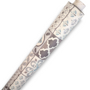 Porto Tiles Duckegg Grey Vinyl Tablecloth Roll 20 Metres x 140cm Full Roll