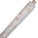 Tea Time Blue Vinyl Tablecloth Roll 20 Metres x 140cm Full Roll