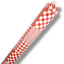 Red Patchwork Vinyl Tablecloth Roll 20 Metres x 140cm Full Roll