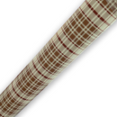 Brown and Beige Gingham Squares Vinyl Tablecloth 19 Metres x 140cm Warehouse Clearance