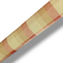 Red Brown Check Vinyl Tablecloth 19.8 Metres x 140cm Warehouse Clearance