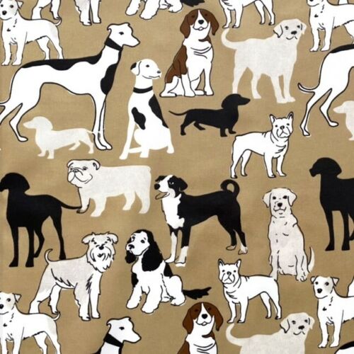 Plenty of Dogs Oilcloth Tablecloth