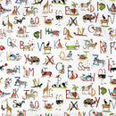 Prestigious Animal Alphabet Paintbox Oilcloth Tablecloth
